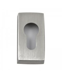 Cilinder rozet rvs, rechthoekig