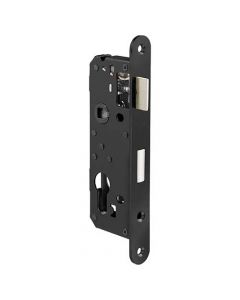 Zwart smaldeur cilinderslot PC55 170 mm