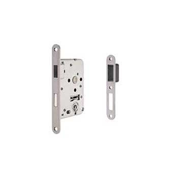 Magneet dag- en nachtslot klavier slg. 56 op basis 1266, inclusief sluitplaat
