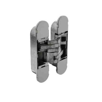Onzichtbaar scharnier BSw 130-80 Staal vernikkeld (rvs look) 