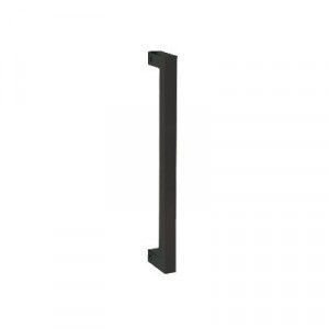 Handgreep vierkant zwart 200mm, diameter 20x20mm 