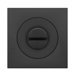 Toilet garnituur 3 delig, mat zwart